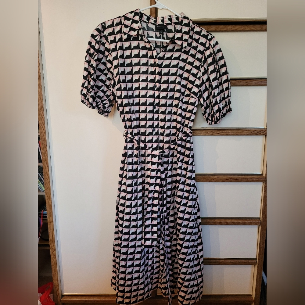 Who What Wear for Target Black and Pink Shirt dress Size M